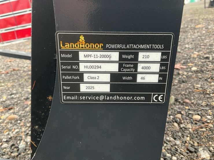 #1394-•-unused-land-honor-mini-skid-steer-forks-image-2