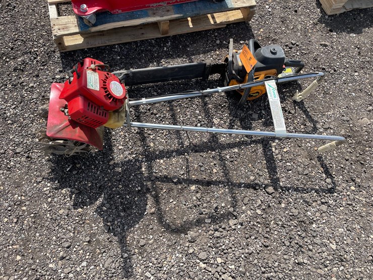#3461-•-poulan-pro-50cc-chainsaw-and-mantis-tiller-image-1
