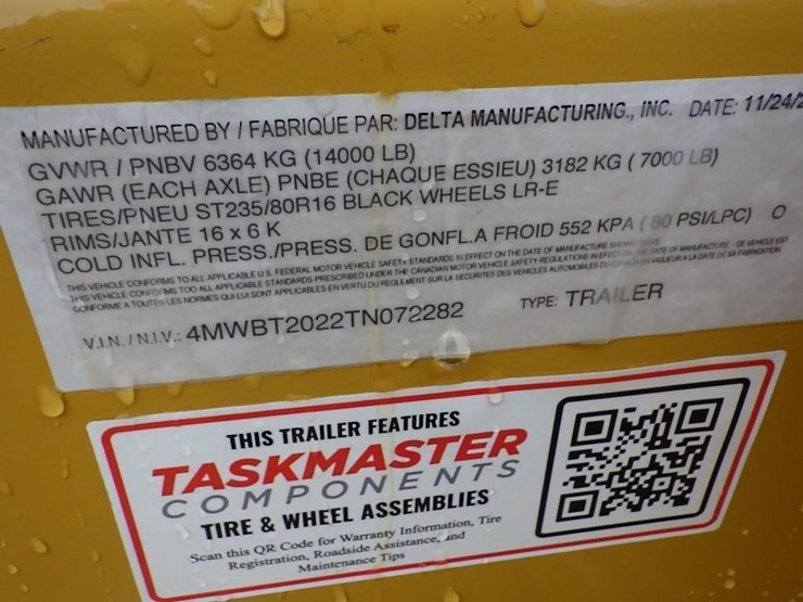 2026-delta-7'x20'-t/a-tilt-deck-trailer-image-20