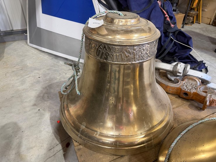 #8-•-antique-brass-church-bell-–-pre-1900-image-4