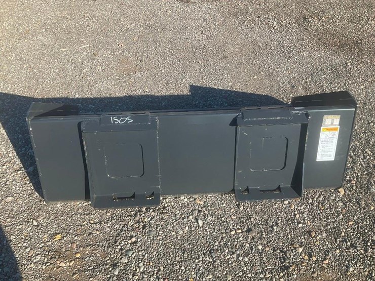 #1409-•-unused-wolverine-skid-steer-track-duty-bucket-attachment-image-3