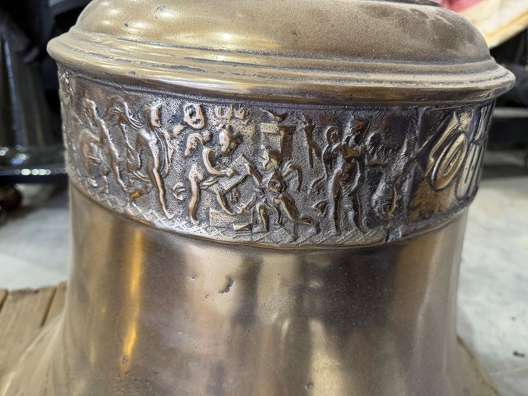 #8-•-antique-brass-church-bell-–-pre-1900-image-8
