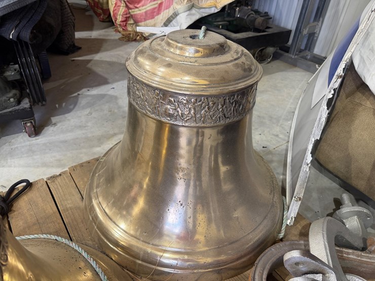 #8-•-antique-brass-church-bell-–-pre-1900-image-3
