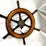 #27-•-27"-restored-wooden-ship-steering-wheel-image-1