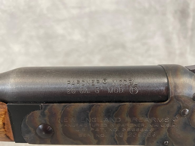 #4103-•-new-england-firearms/pardner,-20-ga.-single-shot-shotgun,-sn:-239838,-(neenah,-wi)-image-12
