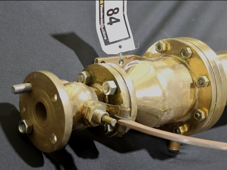 #84-•-vintage-maritime-brass-signal-horn-with-valve-&-handle-(28”)-image-3