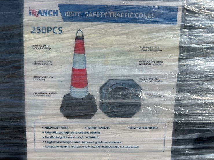 #105-•-pallet-of-(250)-traffic-cones-image-3