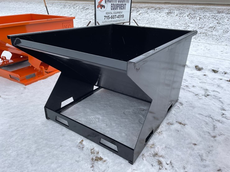 #2007-•-1.5-yard-skid-steer-mount-trash-hopper-image-1