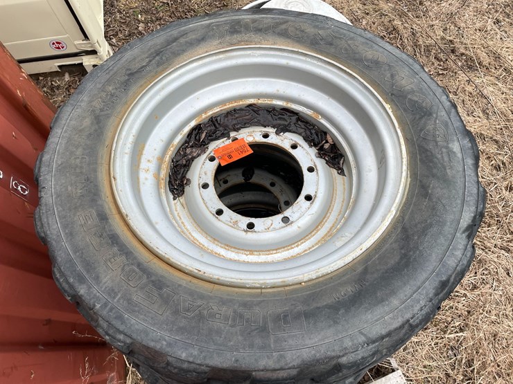 #7541-•-set-of-(4)-firestone-brand-telehandler-tires-on-rims-image-3