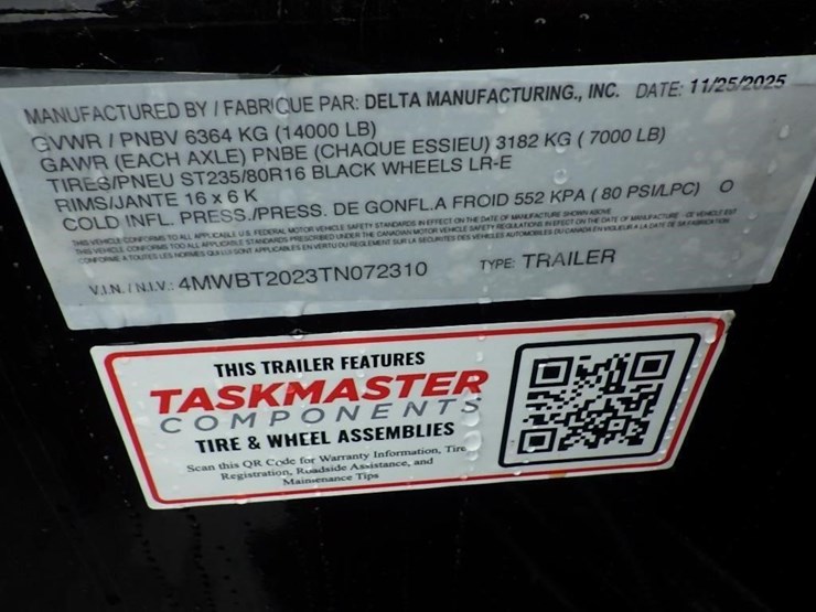 2026-delta-7'x20'-t/a-tilt-deck-trailer-image-20