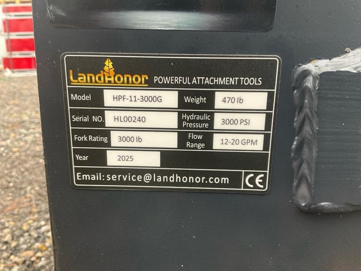 #1385-•-unused-land-honor-skid-steer-hydraulic-adjustable-forks-image-5