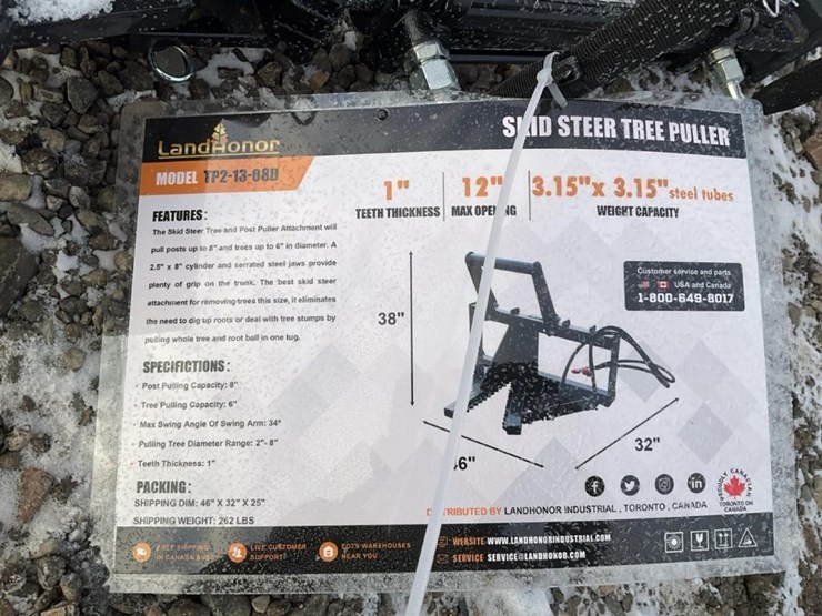#1361-•-unused-landhonor-skid-steer-tree-puller-attachment-image-5