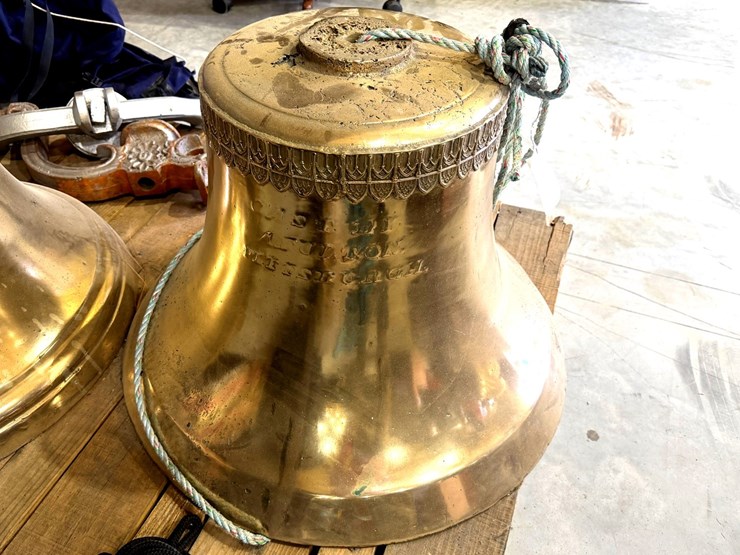 #10-•-large-antique-brass-ship-bell-–-a.-fulton-pittsburgh-image-1