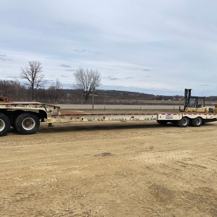 #7516 • 2015 Landoll S30C 51' Hydraulic Beavertail Semi Trailer