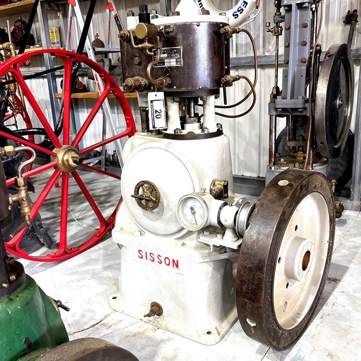 #20 • W. SISSON & CO. STEAM GENERATOR ENGINE – 12 HP