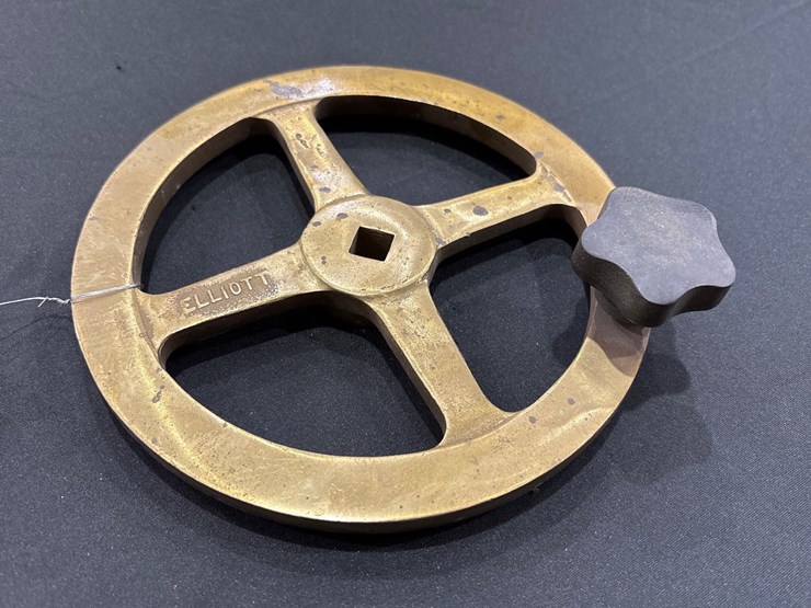 #22-•-antique-elliott-brass-valve-handwheel-|-crank-handle-image-2