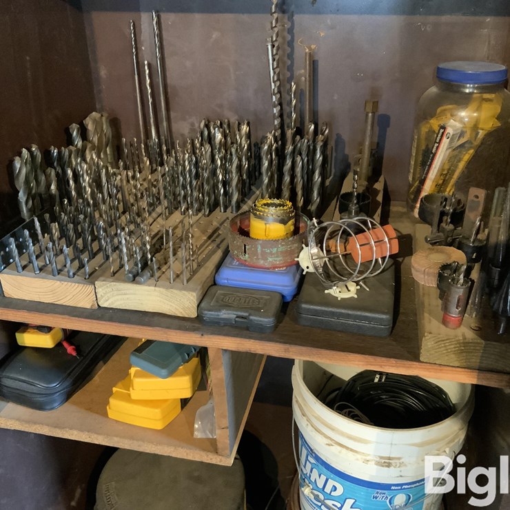 Drill Bits, Tool Belt, Volt Meter