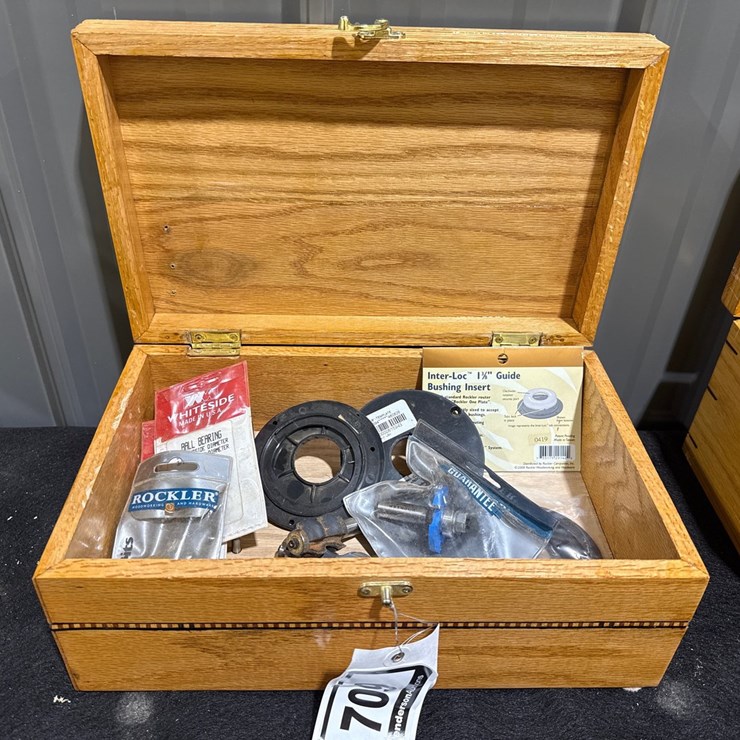 #709 • BOX OF VARIOUS ROUTER BITS