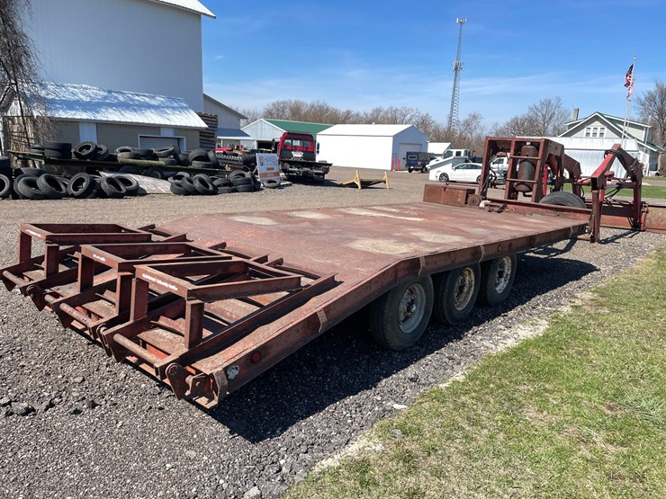 #3097-•-schuster-20'-triaxle-gooseneck-trailer-(has-wi-title)-image-4