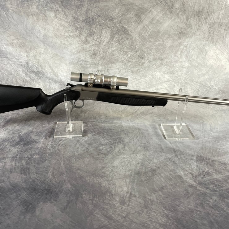 #2253 • CVA Scout 444 Marlin Single Shot Break Action Rifle SN: 61-06-068247-20 (Downing, WI)