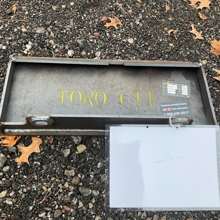 #1401 • Unused Weldable Mini Skid Steer Plate