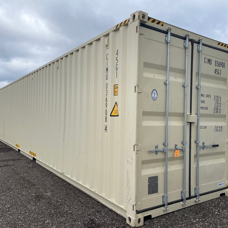 #2032 • 40' Single Trip High Cube Shipping Container