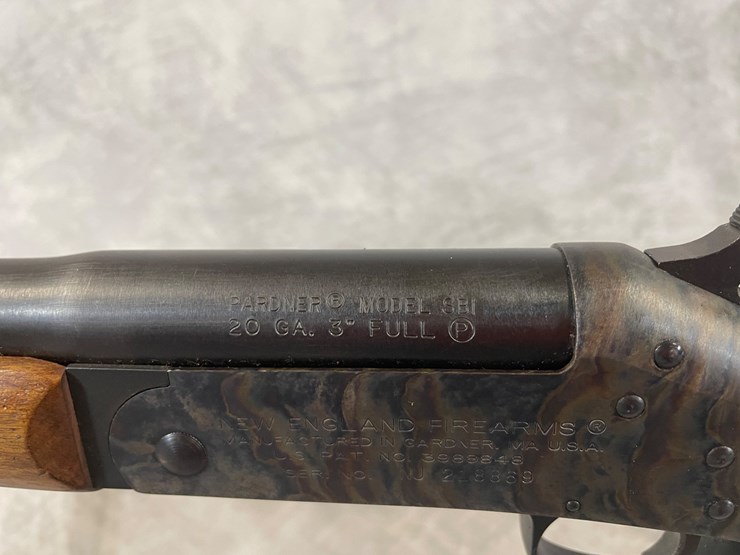 #4104-•-new-england-firearms/pardner,-20-ga.-single-shot-shotgun,-sn:-218869,-(neenah,-wi)-image-12