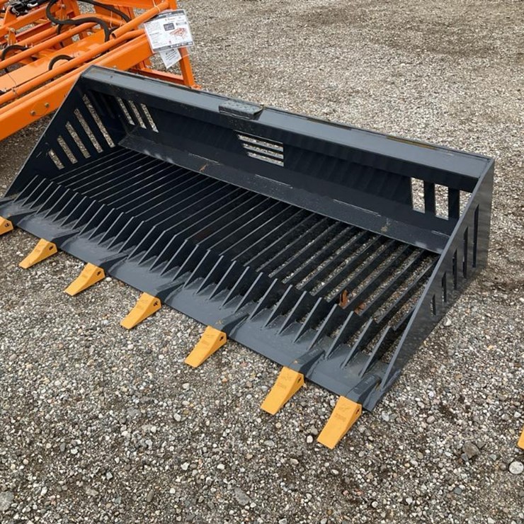 #1374 • Unused Landhonor 78" Skid Steer Rock Bucket