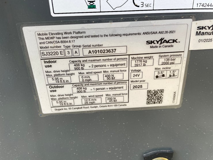 #7514a-•-2025-skyjack-sj3220e-electric-scissor-lift-image-32