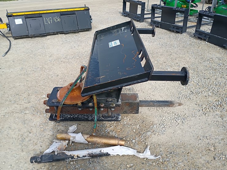 #23940-•-hydraulic-breaker-hammer-skid-steer-attachment-(w/-post-driver)-image-1