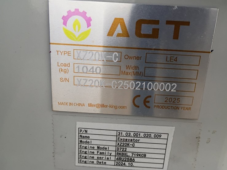 #24168-•-2025-diesel-agt-xz20k-c-mini-excavator-image-24
