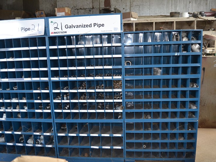8-section-steel-shelf-w/-galvanized-&-black-irdn-pipe-fitting-image-3