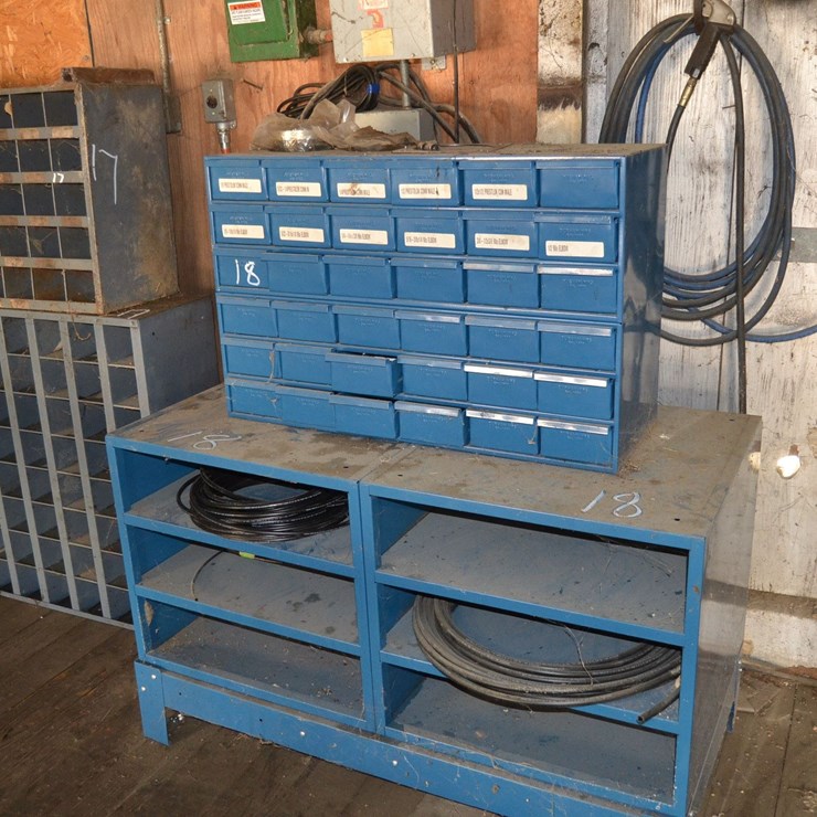 STEEL CABINET W/ AIR LINE FITTINGS