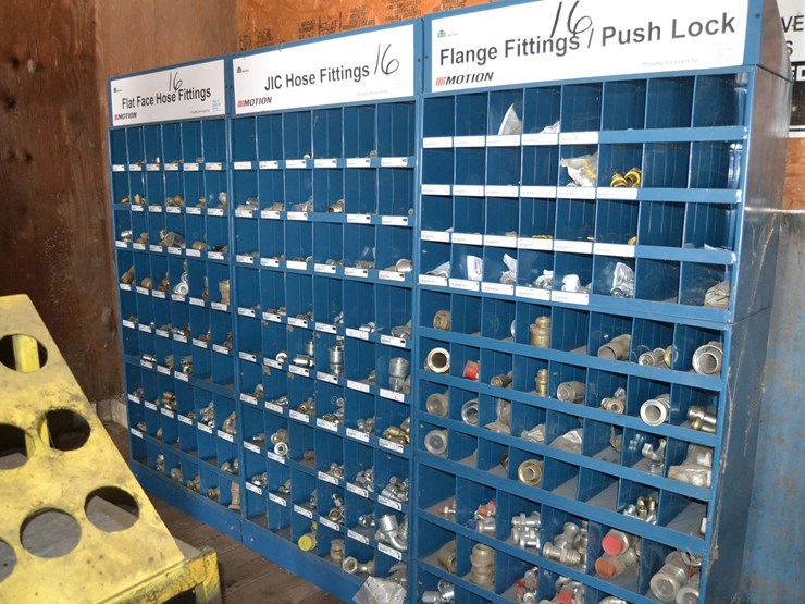 3-section-parker-hydraulic-crimp-fitting-w/-(2)-weathead-cabinets-image-1