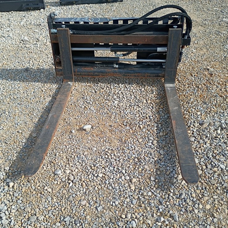 #23924 • Hydraulic Fork Skid Steer Attachment