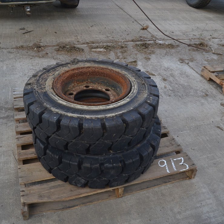 SPARE WHEELS & TIRES FOR HYSTER 155 FORKLIFT