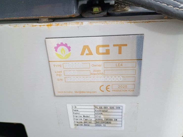 #24166-•-2025-agt-xz20r-mini-excavator-image-21