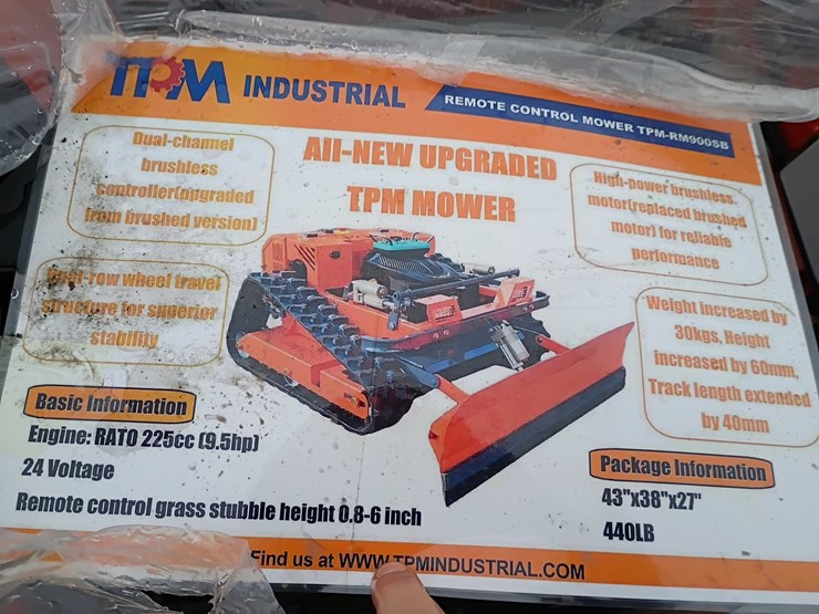 #l19-013-•-2026-tpm-remote-control-lawn-mower-w/-blade-image-9