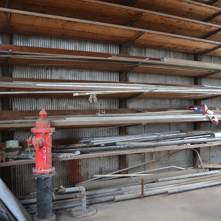 RACK W/ STEEL PIPE & CONDUIT