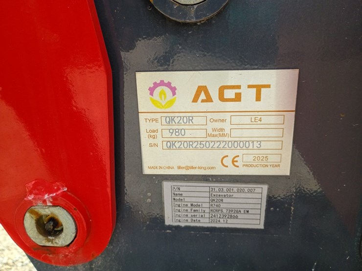 #24175-•-2025-agt-qk20r-mini-excavator-image-22