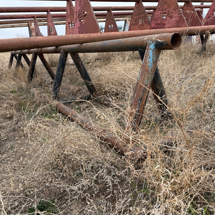 (2x$) 30'x36" SET OF TRIANGLE PIPE RACKS