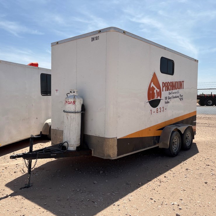 2023 GRANDVIEW TRAILERS 14’ X 7’ T/A BUMPER PULL DOGHOUSE TRAILER