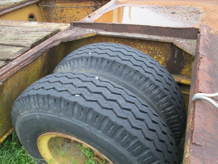 #46170-•-homemade-22'-t/a-steel-fixed-neck-lowboy-trailer-image-7