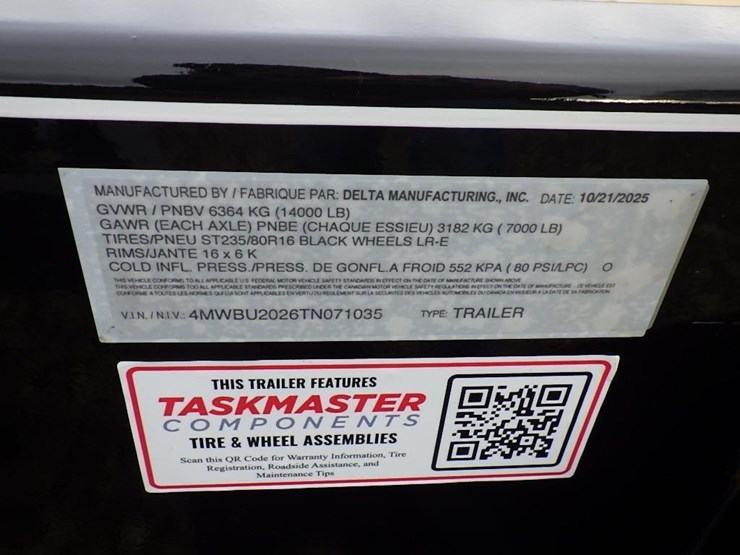 2026-delta-20'-t/a-equipment-trailer-image-16