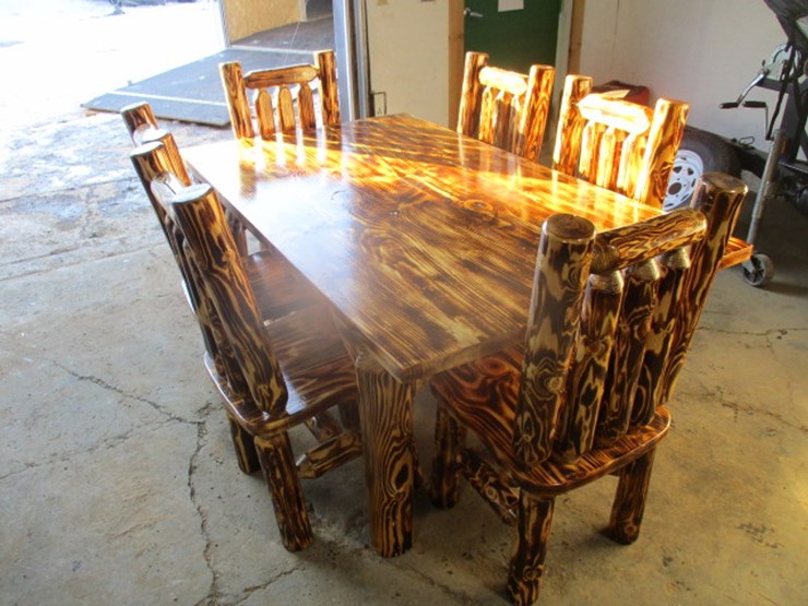 #7136-•-kitchen-table-w/6-chairs-image-2