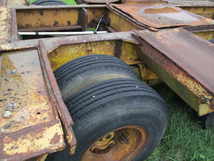 #46170-•-homemade-22'-t/a-steel-fixed-neck-lowboy-trailer-image-13