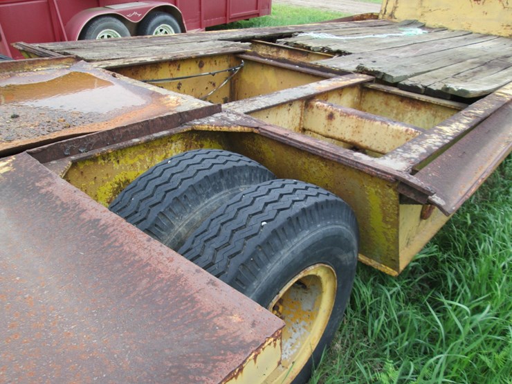#46170-•-homemade-22'-t/a-steel-fixed-neck-lowboy-trailer-image-14