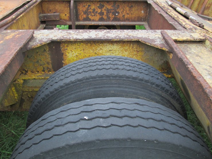 #46170-•-homemade-22'-t/a-steel-fixed-neck-lowboy-trailer-image-6