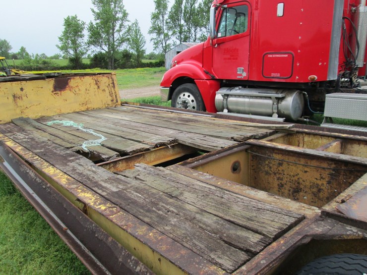 #46170-•-homemade-22'-t/a-steel-fixed-neck-lowboy-trailer-image-9