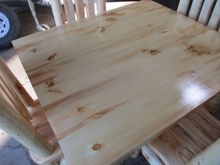 #7144-•-pine-kitchen-table-w/4-chairs-image-2